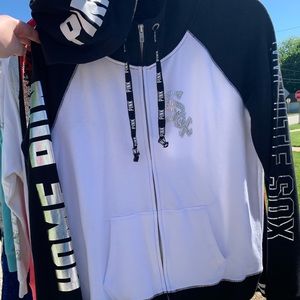 Pink Victoria Secret Chicago White Sox hoodie large